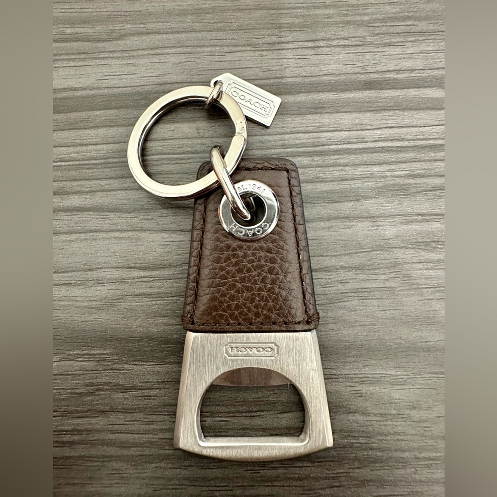 Coach Leather Bottle Opener